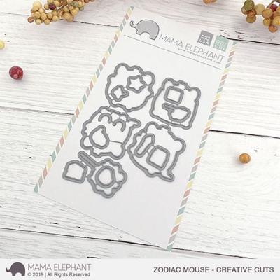Mama Elephant Creative Cuts - Zodiac Mouse